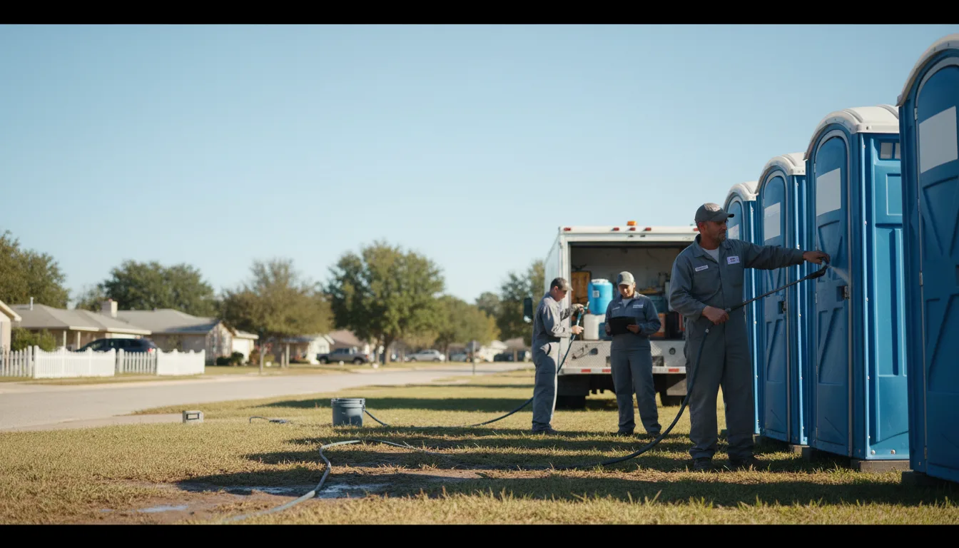 Long-Term Portable Toilet Rental in Meridian, TX near me